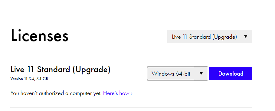 Ableton Live 11 Standard (Upgraded)