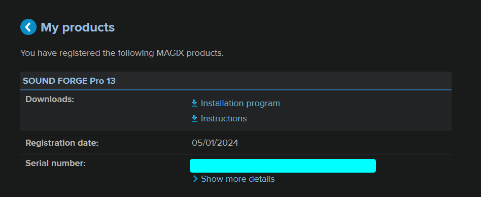 MAGIX Sound Forge Pro 13