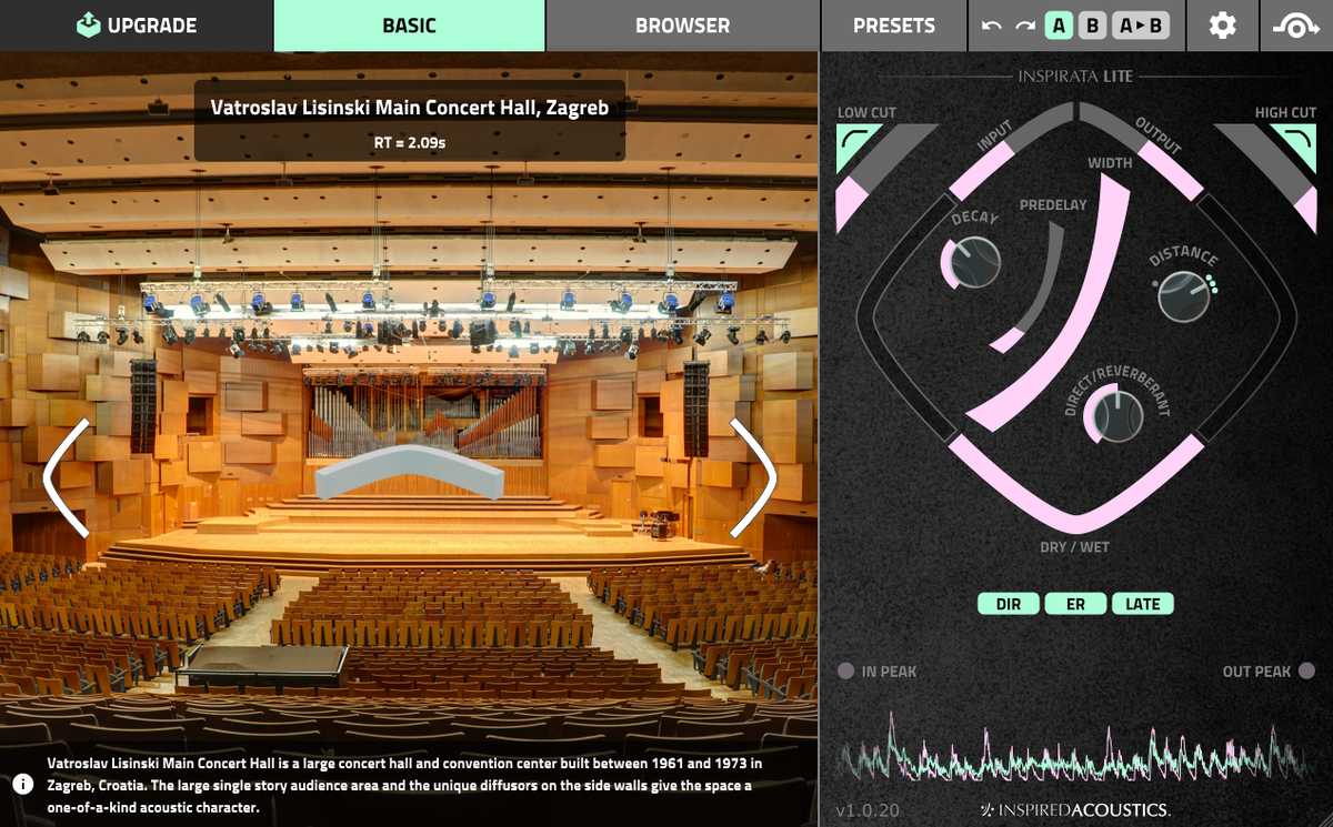 Inspired Acoustics Inspirata Lite Reverb 🐚