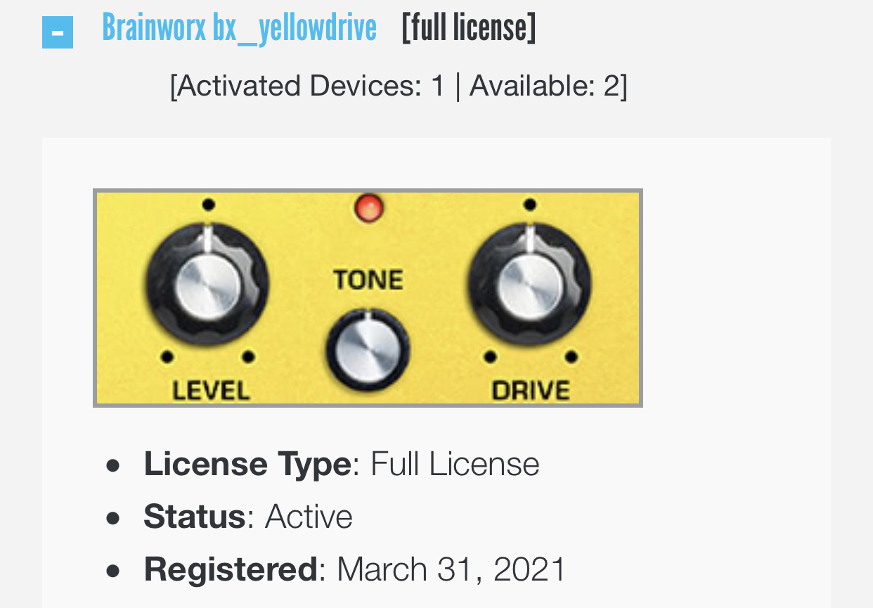 Brainworx bx_yellowdrive