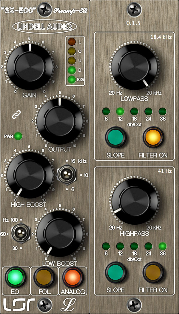 Plugin Alliance Lindell Audio 6X-500
