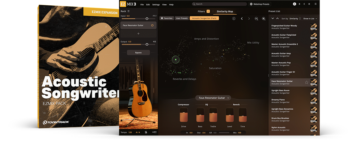 Toontrack EZmix  Pack  - Acoustic Songwriter