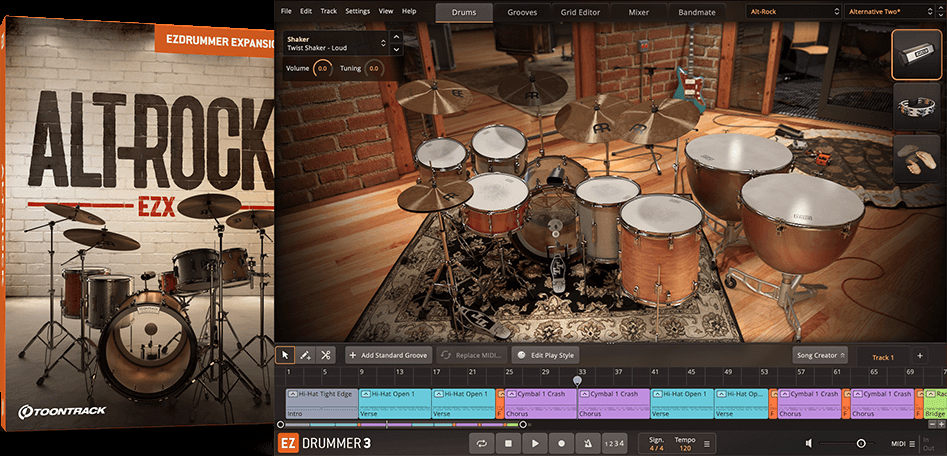 Toontrack Alt-Rock EZX