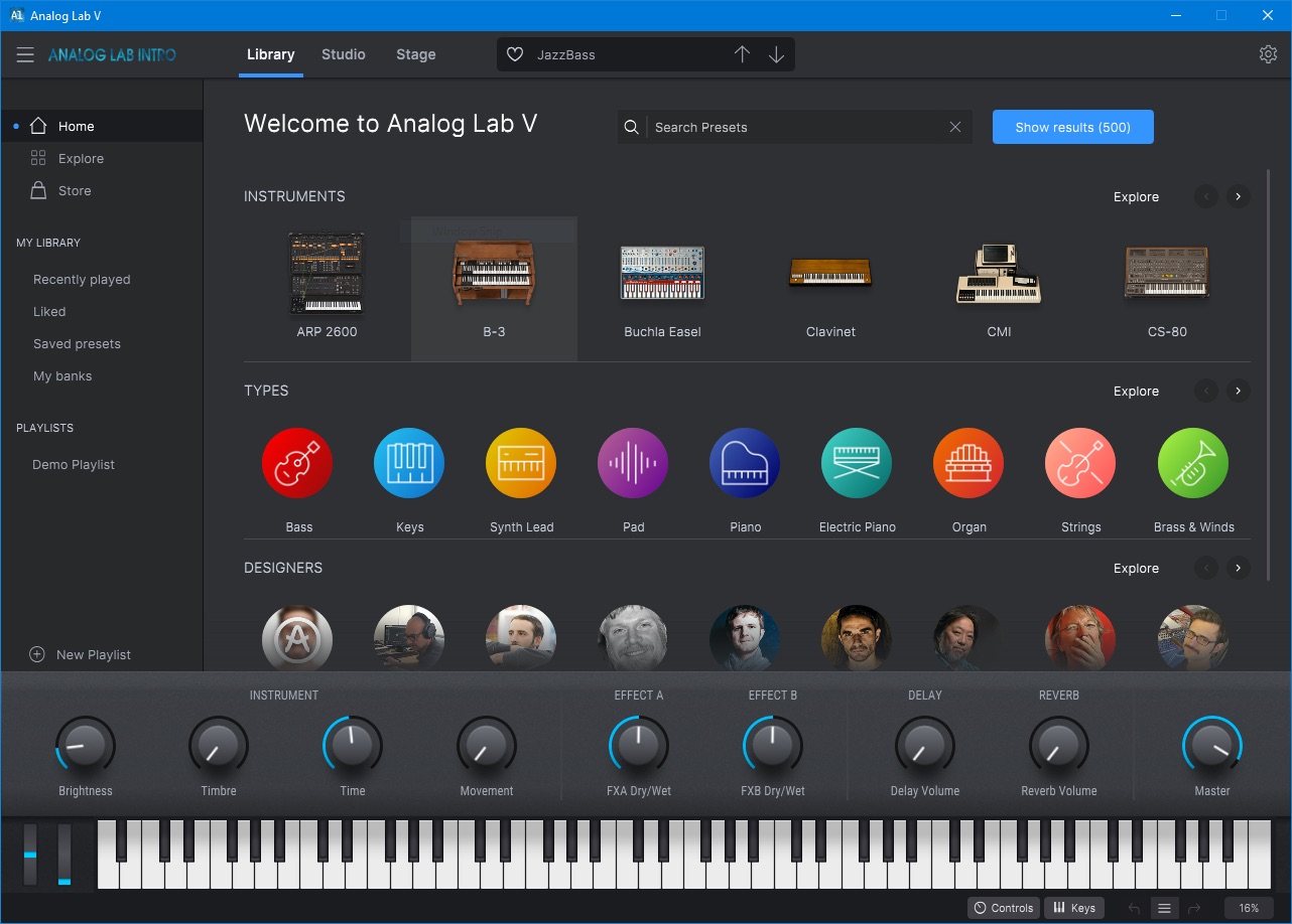 arturia Analog Lab V Lite