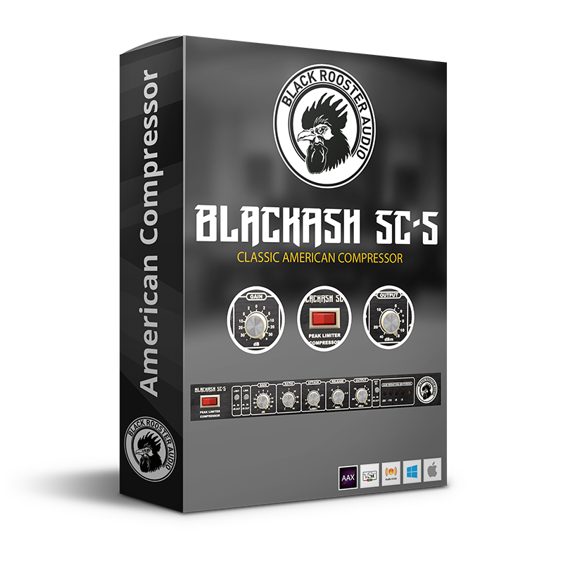 Black Rooster Audio BlackAsh SC-5 80s VCA Compressor
