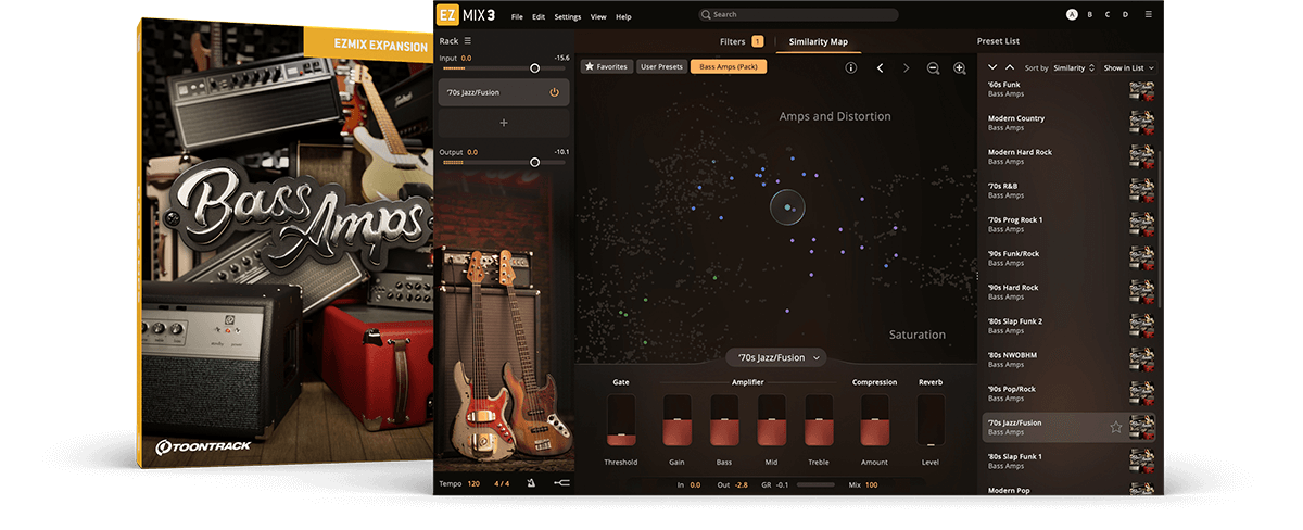Toontrack EZmix Pack - Bass  Amps