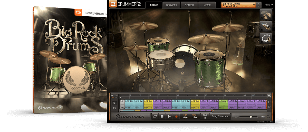 Toontrack EZX - Big  Rock Drums