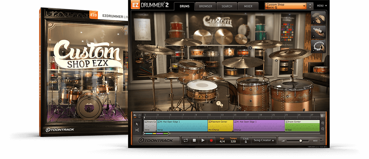Toontrack EZX  - Custom  Shop
