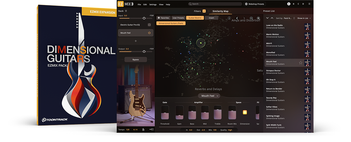 Toontrack EZmix Pack - Dimensional Guitars