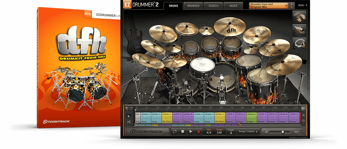 Toontrack EZX - Drumkit  From Hell