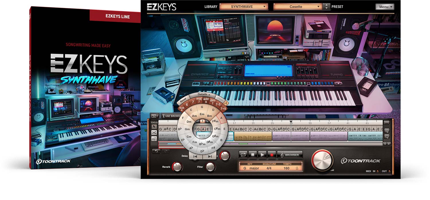 Toontrack EKX  EZkeys -  Synthwave