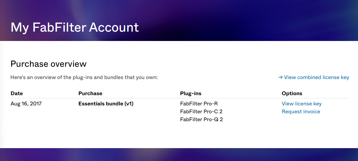 Fabfilter FabFilter Custom Bundle