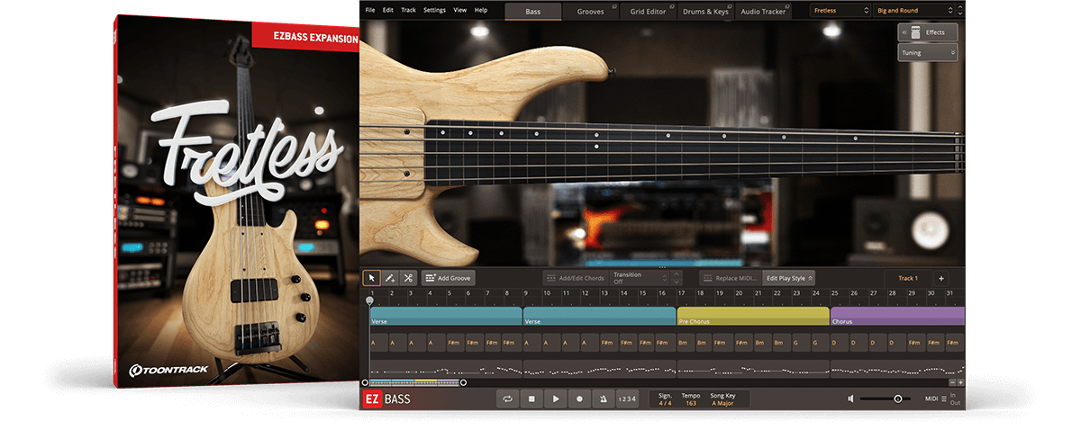Toontrack EBX EZbass -  Fretless