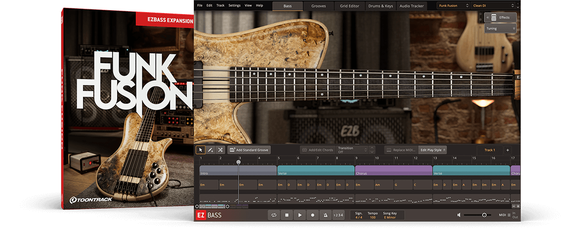 Toontrack EZbass EBX  - Funk Fusion