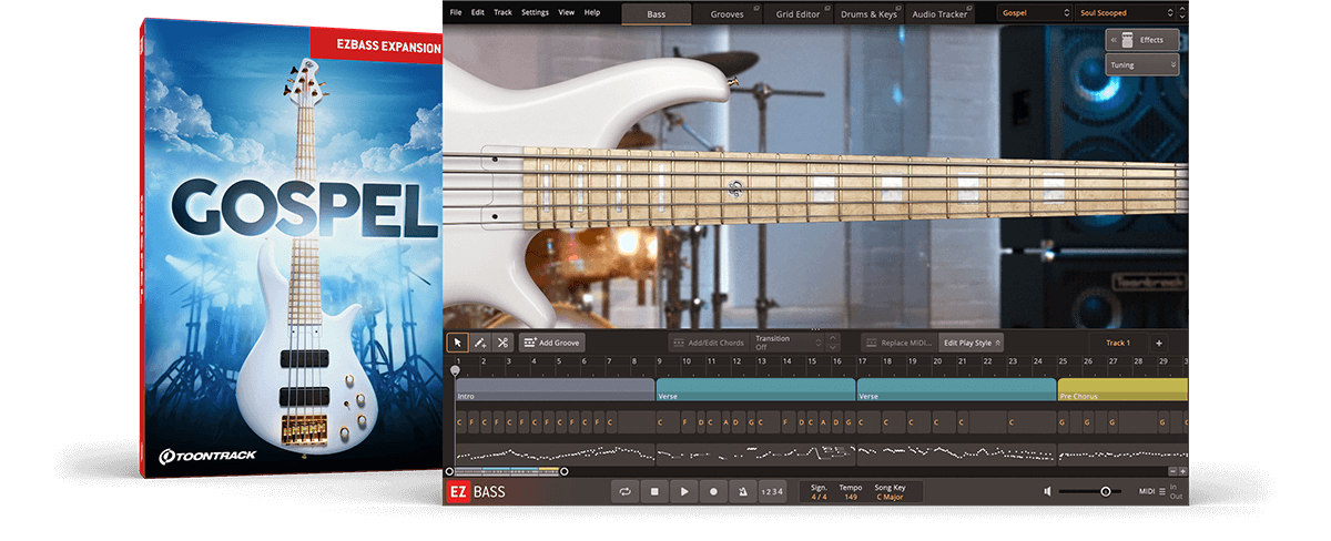 Toontrack EBX  EZbass  - Gospel