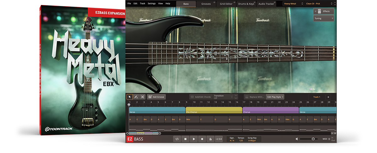 Toontrack EBX  EZbass  - Heavy Metal
