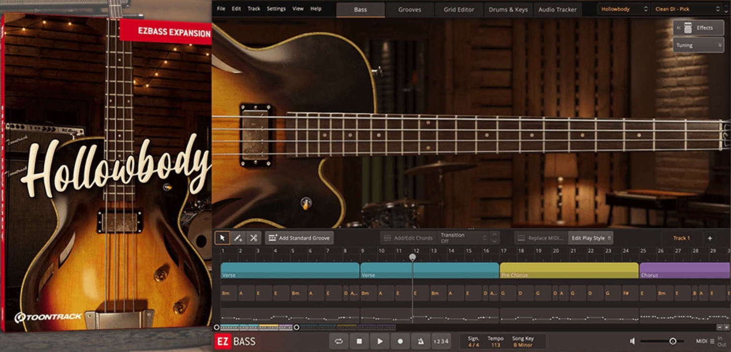 Toontrack Hollowbody EBX