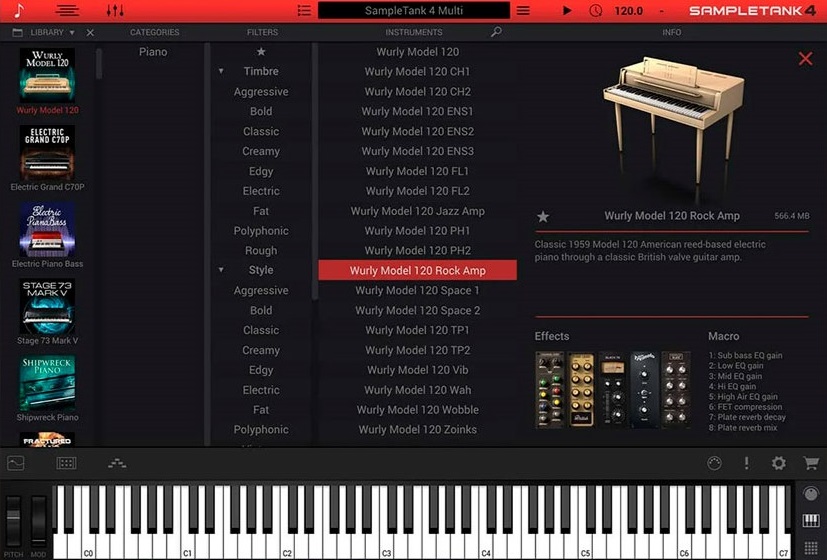 IK Multimedia Wurly Model 120