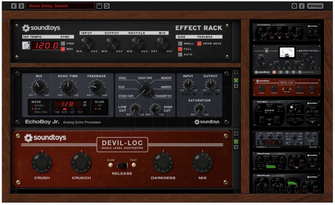 Soundtoys Effect Rack