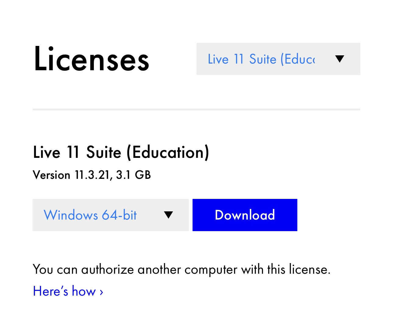 Ableton Ableton Live 11 Full Suite Education Edition