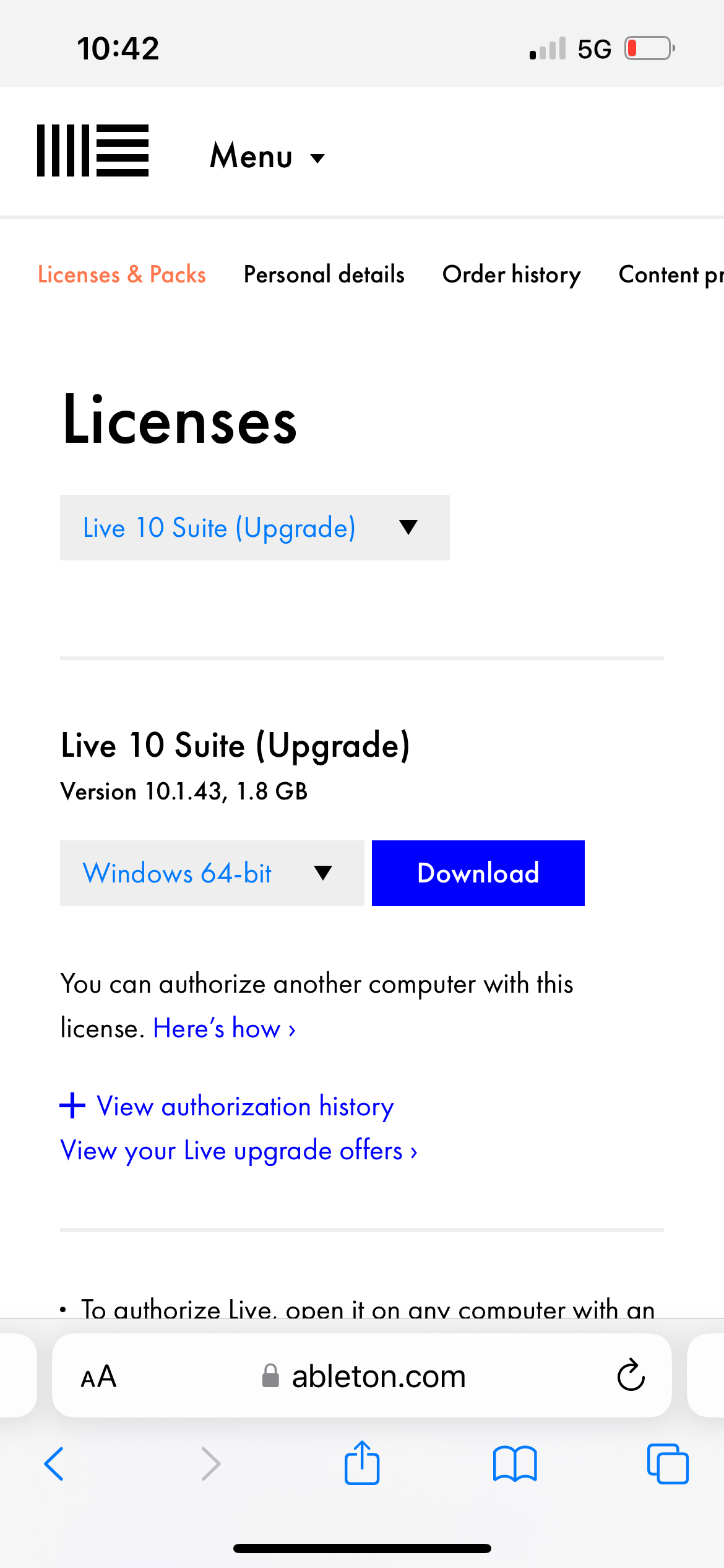 Ableton Ableton Live 10 Suite