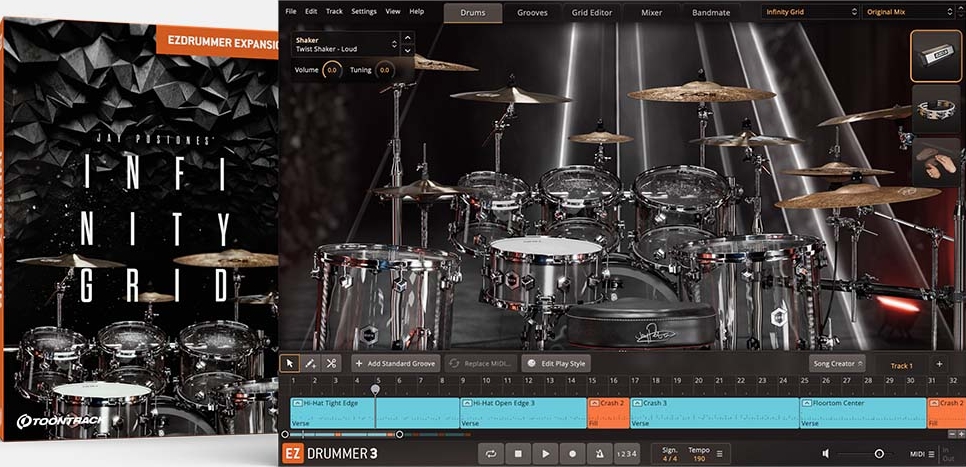 Toontrack Infinity       Grid EZX