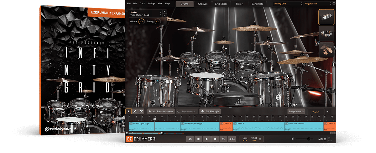 Toontrack EZX  - The  Infinity Grid