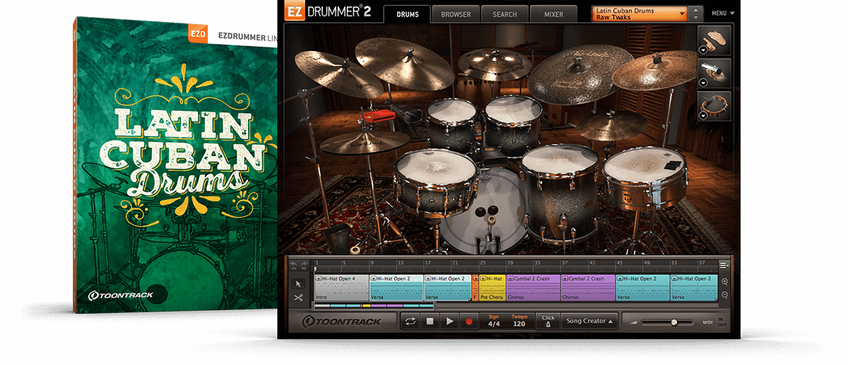 Toontrack EZX - Latin  Cuban Drums