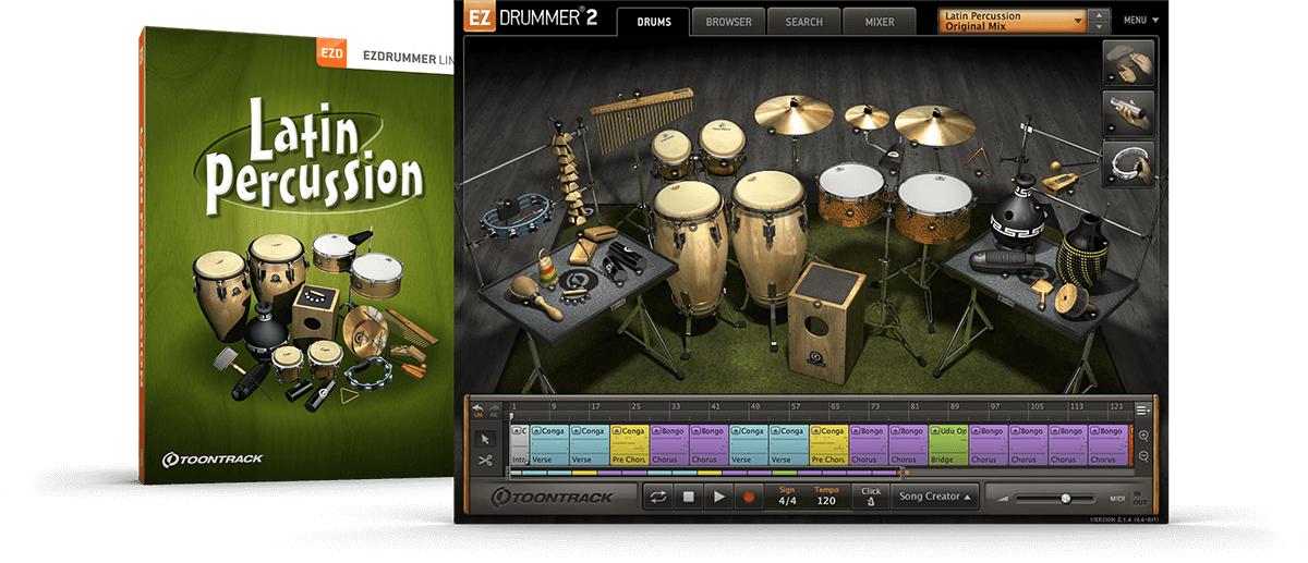 Toontrack EZX - Latin  Percussion