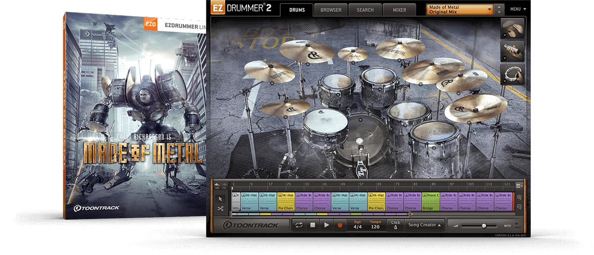 Toontrack EZX  - Made  of Metal