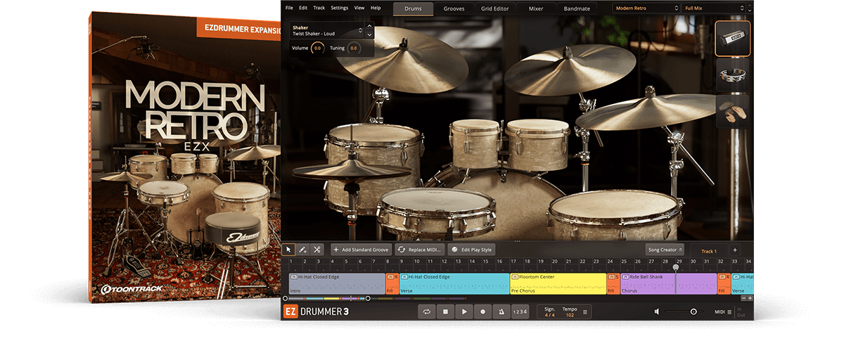 Toontrack EZX  -  Modern Retro
