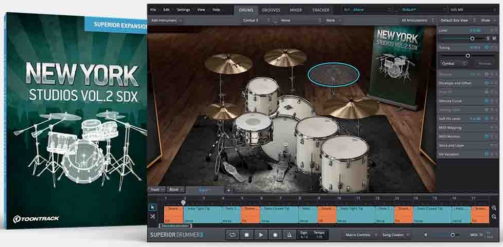 Toontrack New York Studios   Vol. 2 SDX