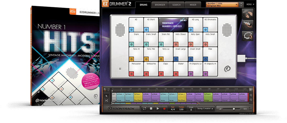 Toontrack EZX  - Number 1/One Hits