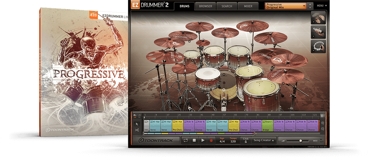 Toontrack EZX  - Progressive