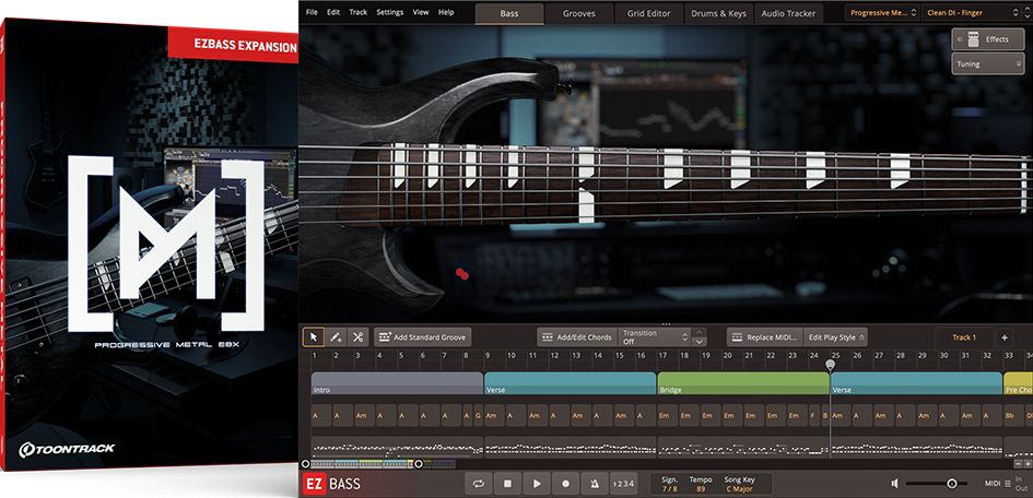 Toontrack Progressive Metal EBX