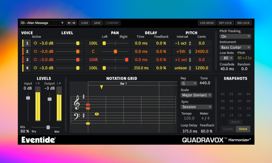 Eventide Quadravox          (Newfangled             Audio)