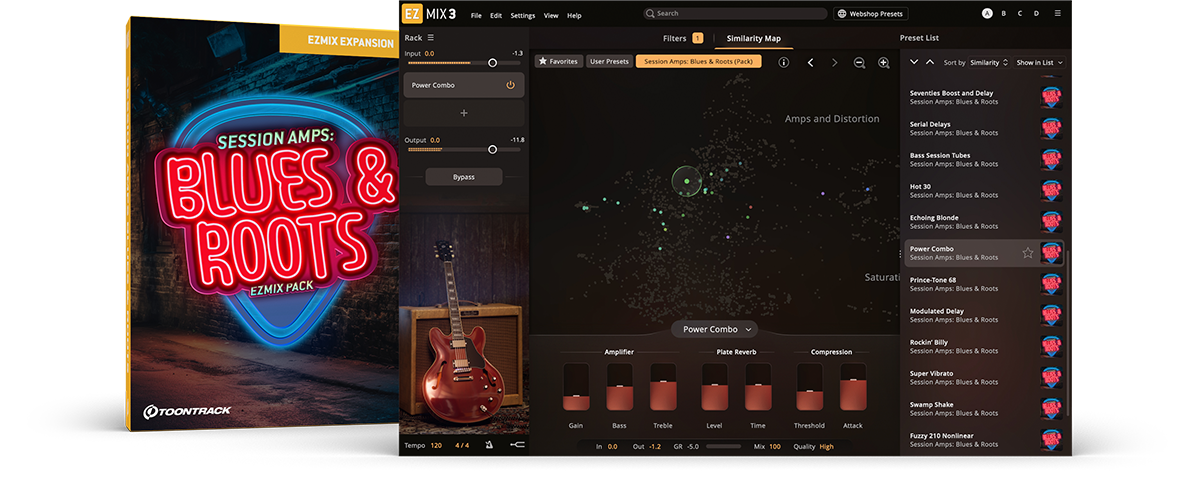 Toontrack EZmix  Pack -  Session Amps: Blues & Roots