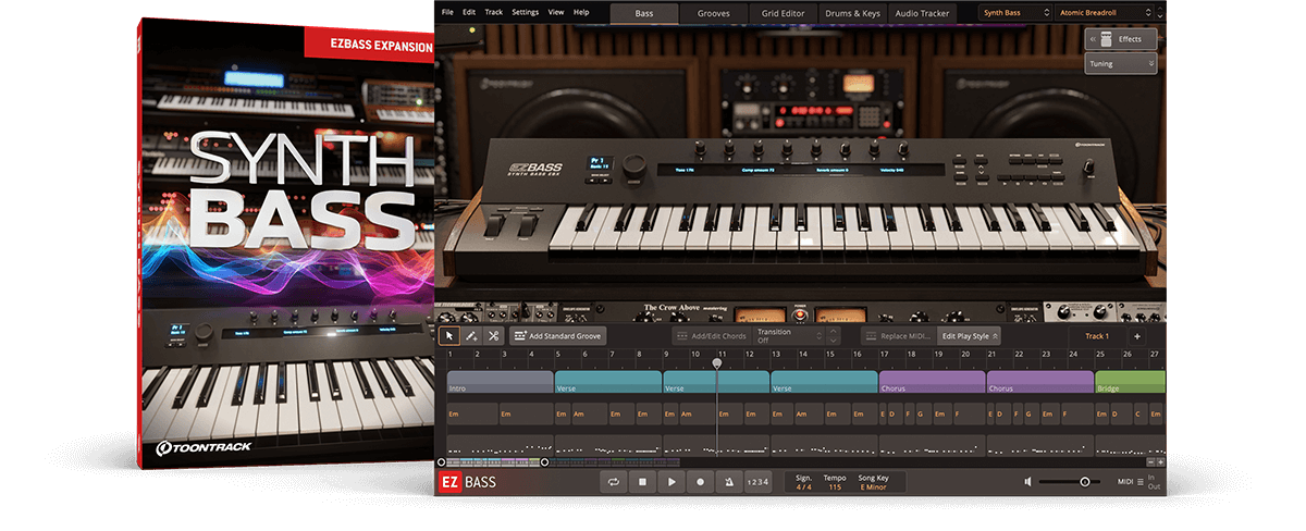 Toontrack EBX EZbass -  Synth  Bass