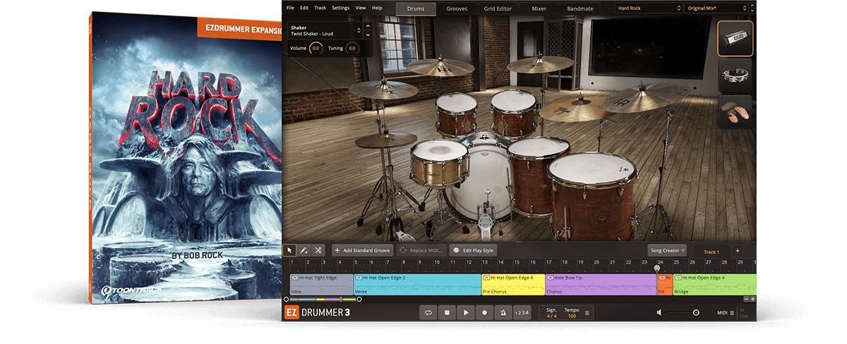 Toontrack Hard Rock EZX Expansion