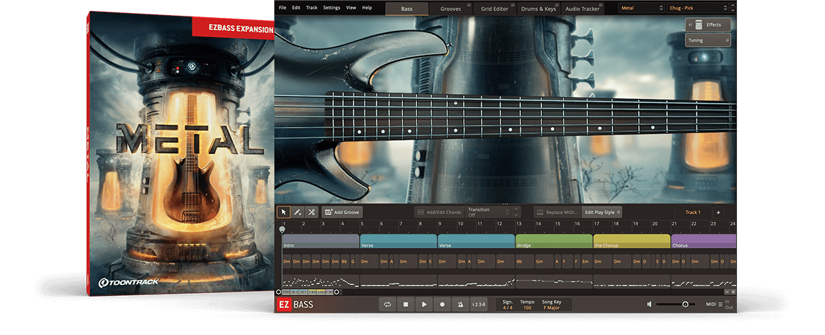 Toontrack EBX EZbass -  Metal