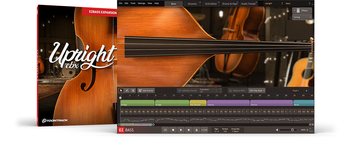 Toontrack EBX EZbass  |  Upright