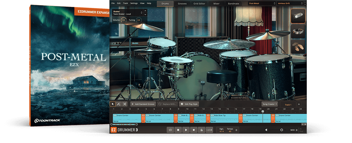 Toontrack EZX  |  Post-Metal