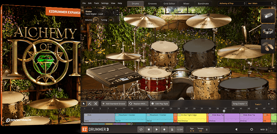 Toontrack Alchemy of Pop    EZX - for EZdrummer 3