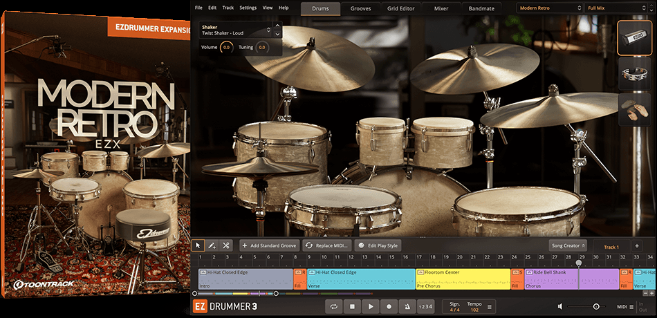 Toontrack Modern    Retro EZX