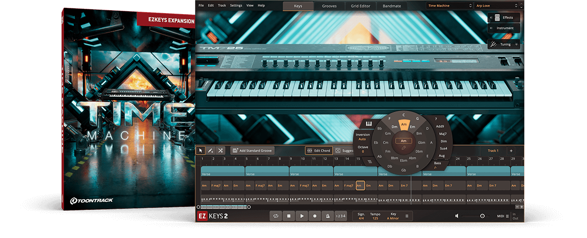 Toontrack EKX EZkeys  - Time Machine