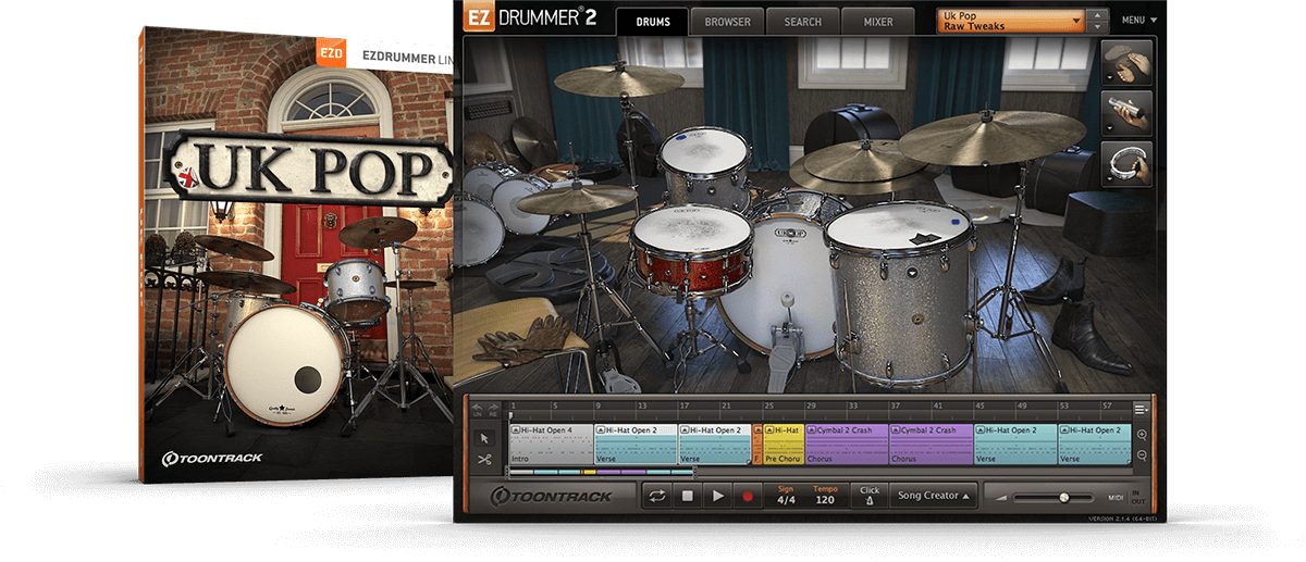 Toontrack EZX  -  UK Pop