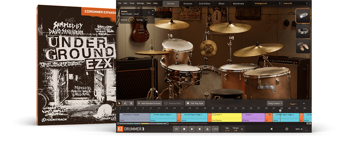 Toontrack EZX -  Underground
