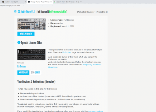 DS Audio Software DS Thorn