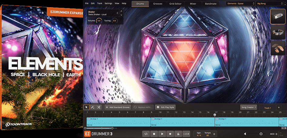 Toontrack Elements EZX -   for EZdrummer 3
