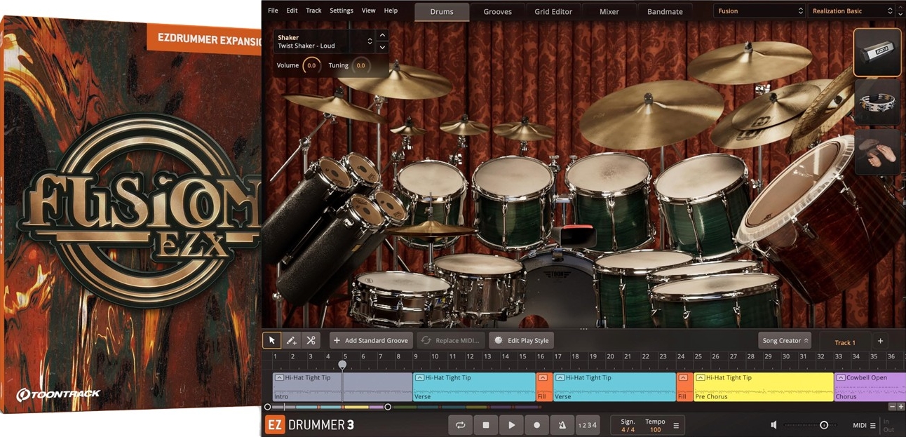 Toontrack Fusion EZX -      for EZdrummer 3